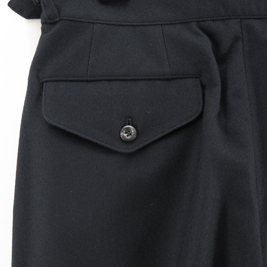 THE RERACS/ザ・リラクス】RERACS COLLEGE FLANNEL THE GURKHA (BLACK