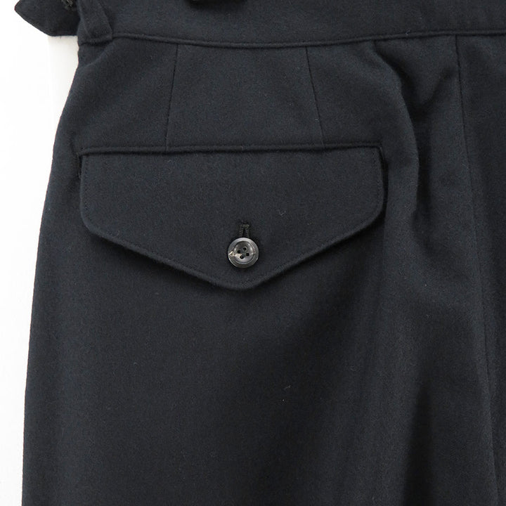 THE RERACS/ザ・リラクス】RERACS COLLEGE FLANNEL THE GURKHA (BLACK