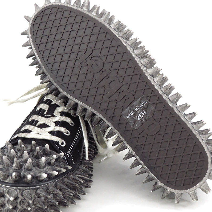 doublet/ダブレット】DIRTY SPIKE TOE CAP CANVAS SNEAKER 26SS76FT67