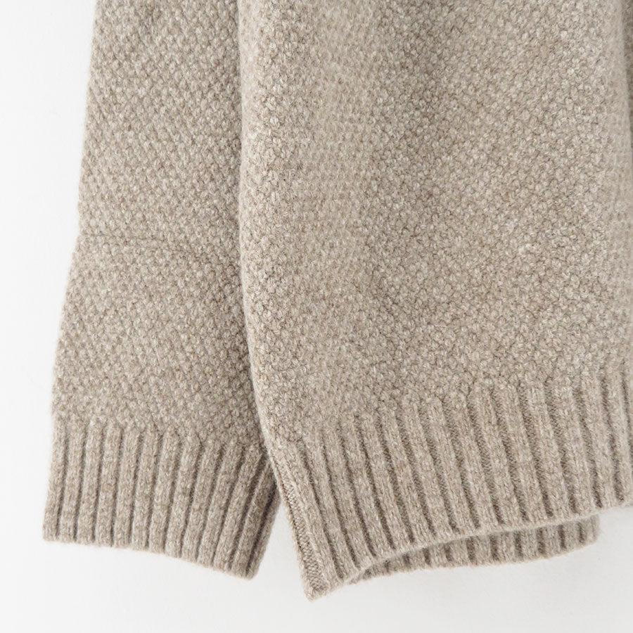 【ATON/エイトン】<br>LAMBS WOOL CREWNECK SWEATER <br>KRAGCW0402