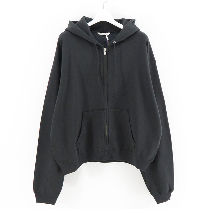 AURALEE/オーラリー】HIGH-TWIST COMPACT SWEAT ZIP PARKA A26AP01WUの