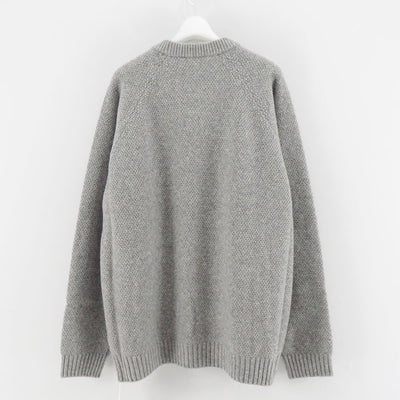 【ATON/エイトン】<br>LAMBS WOOL CREWNECK SWEATER <br>KRAGCW0402