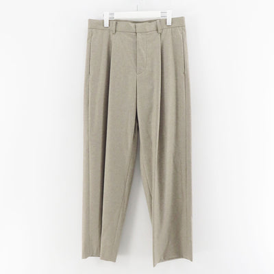 【ATON/エイトン】<br>MERINO COLLEGE FLANNEL WIDE PANTS <br>PRAGCW0900