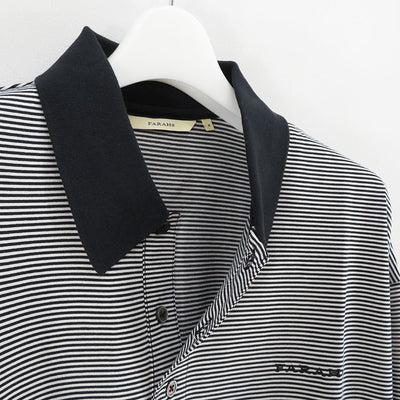 [法拉]<br>窄条纹长袖 Polo 衫<br>FR0401-M3002 