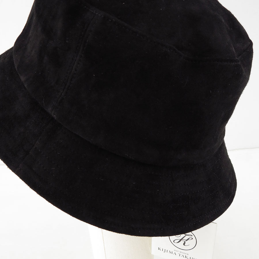 【KIJIMA TAKAYUKI/キジマタカユキ】<br>CALF SUEDE BUCKET HAT <br>242903