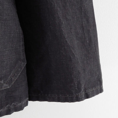 【A.PRESSE/アプレッセ】<br>Vintage Black Linen Coverall <br>25SAP-01-29H