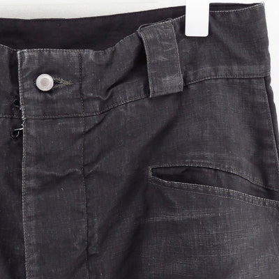 【A.PRESSE/アプレッセ】<br>Vintage Black Linen Trousers <br>25SAP-04-19H