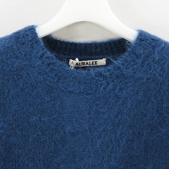 かりかり　AURALEE モヘアニット AURALEE/オーラリー】BRUSHED SUPER KID MOHAIR KNIT P/O A26AP02KMの