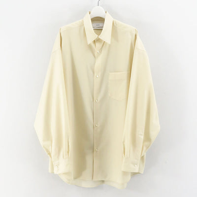 [图纸]<br>细羊毛热带大廓形常规领衬衫<br>GM241-50040 