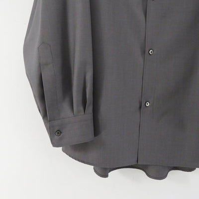 [图纸]<br>细羊毛热带大廓形常规领衬衫<br>GM241-50040 