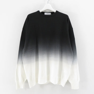 【Graphpaper/グラフペーパー】<br>Piece Dyed High Gauge Knit Oversized Crew Neck <br>GU241-80251C