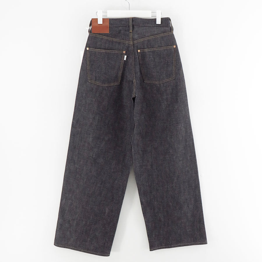 SUGARHILL デニム ワイドパンツ 切替デザイン ブラック グレー SUGARHILL/シュガーヒル】MODERN DNEIM PANTS WIDE CUT MODERN002の