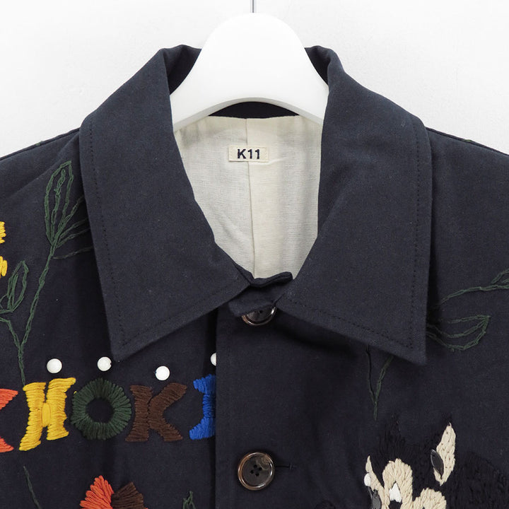 【KHOKI/コッキ】Hand embroidery jacket 24fw-jk-02の通販 「ONENESS ONLINE STORE」