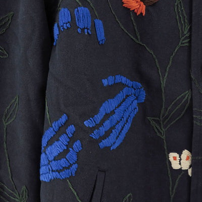 【KHOKI/コッキ】<br>Hand embroidery jacket <br>24fw-jk-02