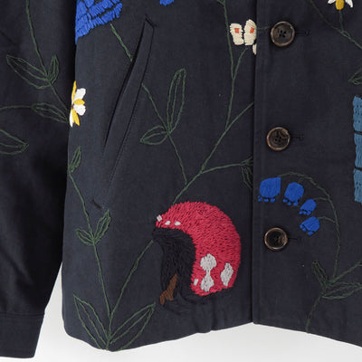 【KHOKI/コッキ】<br>Hand embroidery jacket <br>24fw-jk-02