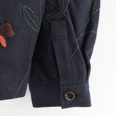 【KHOKI/コッキ】<br>Hand embroidery jacket <br>24fw-jk-02