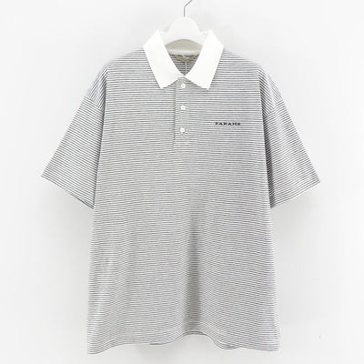 【FARAH/ファーラー】<br>Multi Striped Polo Collar S/S Tee <br>FR0501-M3005