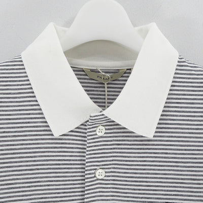 【FARAH/ファーラー】<br>Multi Striped Polo Collar S/S Tee <br>FR0501-M3005