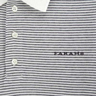 【FARAH/ファーラー】<br>Multi Striped Polo Collar S/S Tee <br>FR0501-M3005