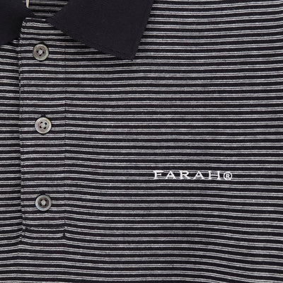 【FARAH/ファーラー】<br>Multi Striped Polo Collar S/S Tee <br>FR0501-M3005