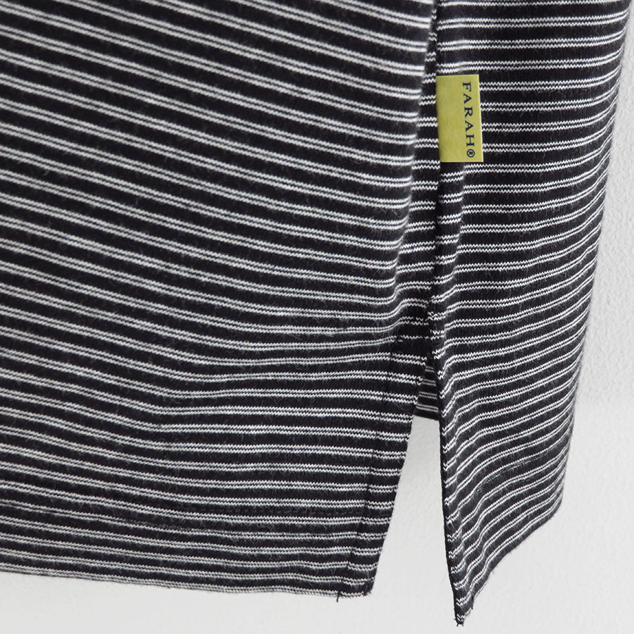 【FARAH/ファーラー】<br>Multi Striped Polo Collar S/S Tee <br>FR0501-M3005