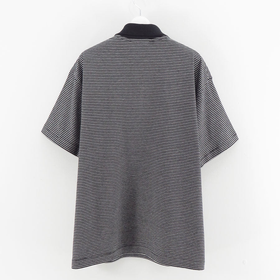 【FARAH/ファーラー】<br>Multi Striped Polo Collar S/S Tee <br>FR0501-M3005