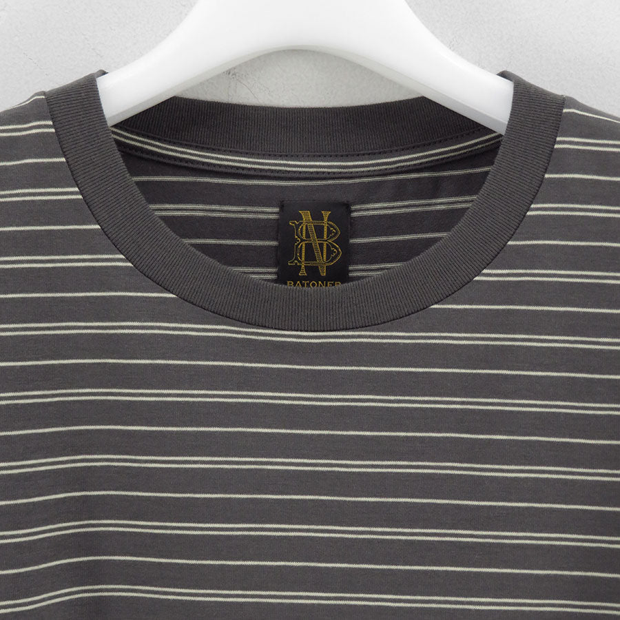 【BATONER/バトナー】<br>SUMMER WOOL T-SHIRT <br>BN-25SM-047