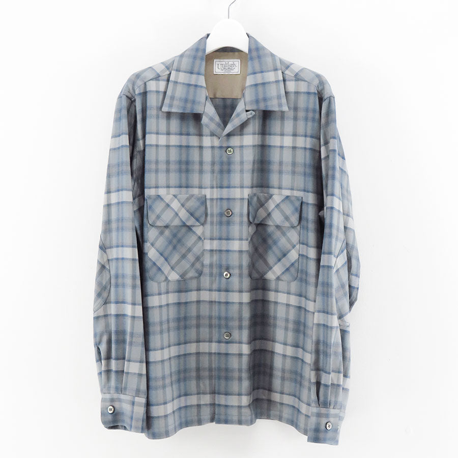 【Unlikely/アンライクリー】<br>Unlikely 2P Sports Open L/S Shirts Wool Plaids <br>U24F-11-0005