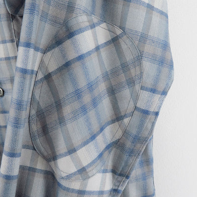 【Unlikely/アンライクリー】<br>Unlikely 2P Sports Open L/S Shirts Wool Plaids <br>U24F-11-0005