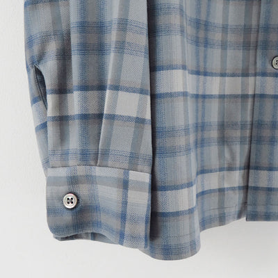 【Unlikely/アンライクリー】<br>Unlikely 2P Sports Open L/S Shirts Wool Plaids <br>U24F-11-0005