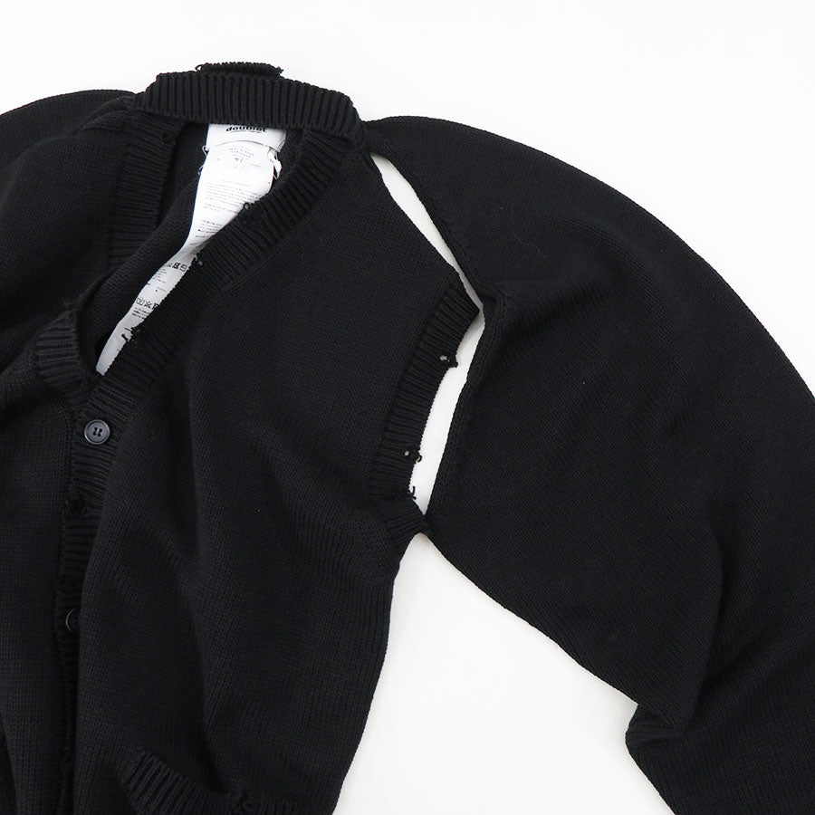 【doublet/ダブレット】<br>2WAY SLEEVE CARDIGAN <br/>24SS44KN148
