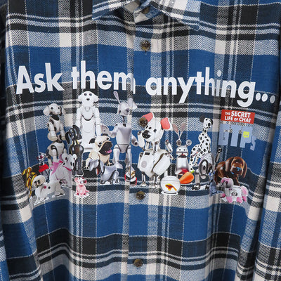 [成对的东西]<br> DOUBLET×PZ TODAY“宠物机器人”衬衫<br>24SS53SH144 