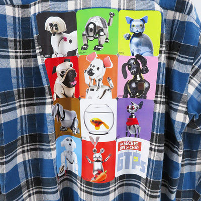 [成对的东西]<br> DOUBLET×PZ TODAY“宠物机器人”衬衫<br>24SS53SH144 