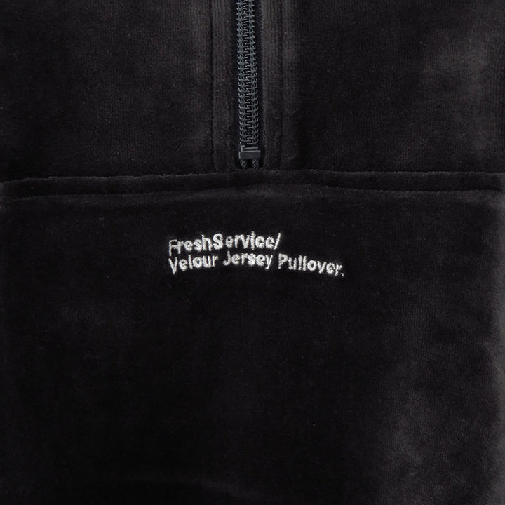 FreshService VELOUR JERSEY PULLOVER ブラック VELOUR JERSEY PULLOVER | FreshService(フレッシュサービス