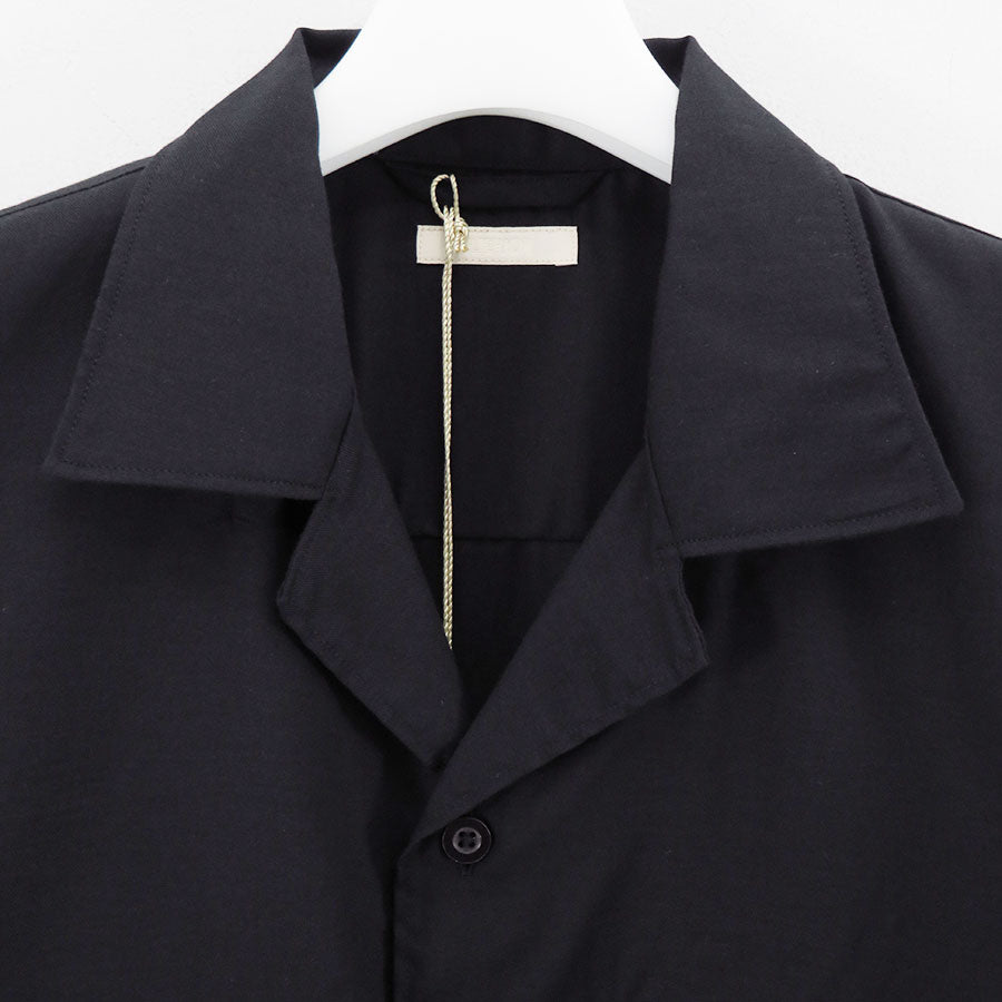 【ULTERIOR/アルテリア】<br>SILKY SOFT TWILL O/C SHIRT <br>ULSH59-KA198