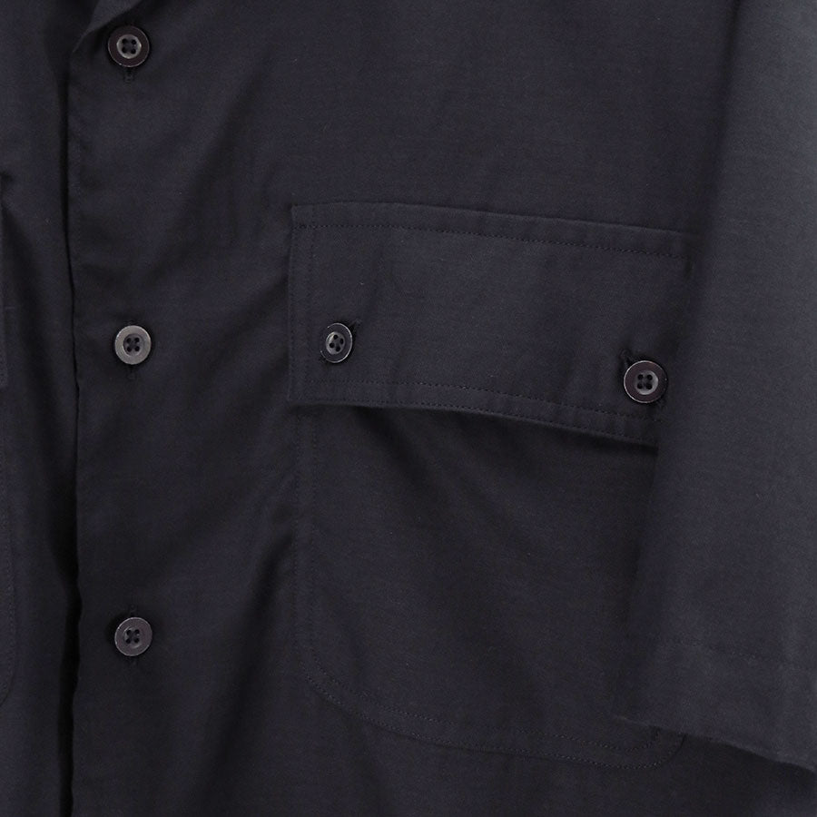 【ULTERIOR/アルテリア】<br>SILKY SOFT TWILL O/C SHIRT <br>ULSH59-KA198