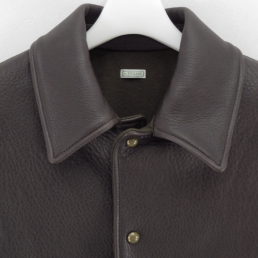 A.PRESSE/アプレッセ】Leather A-1 Flight Jacket 26SAP-01-48の通販