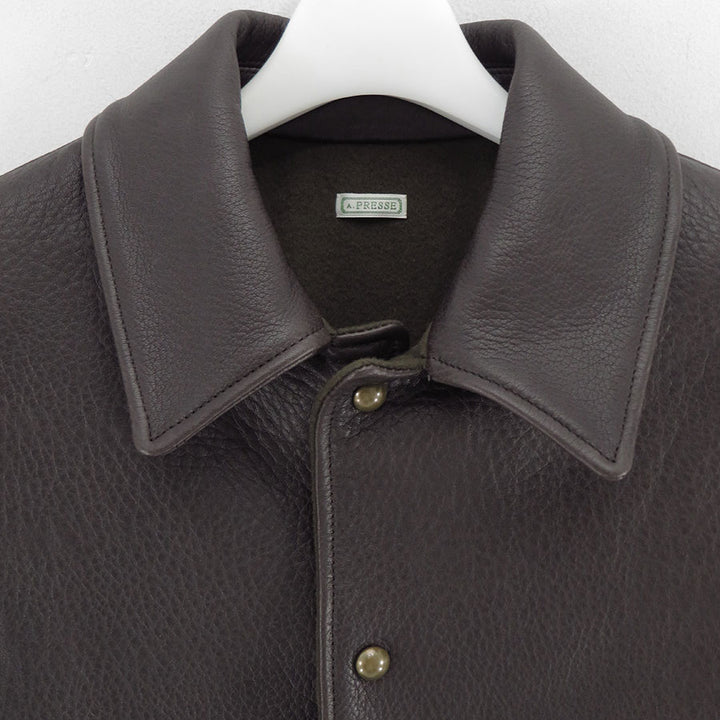 アプレッセ　26ss Leather A-1 Flight Jacket A.PRESSE 26SS Leather A-1 Flight Jacket – Vintage Concept Store