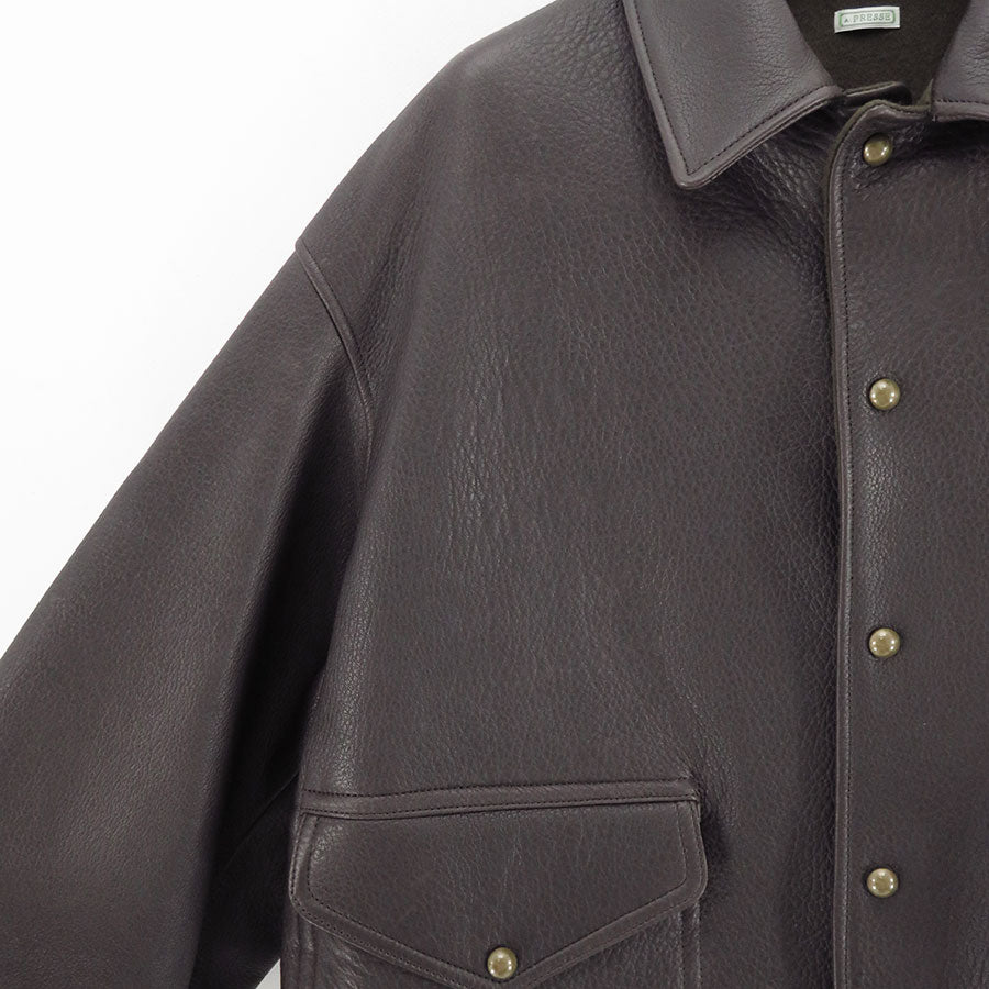 A.PRESSE/アプレッセ】Leather A-1 Flight Jacket 26SAP-01-48の通販