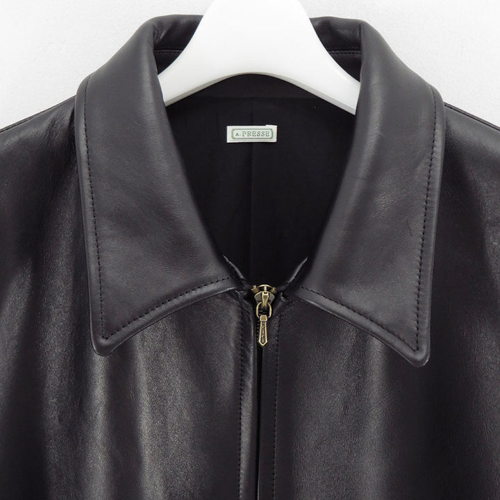 A.PRESSE/アプレッセ】Leather Sports Jacket 26SAP-01-01の通販