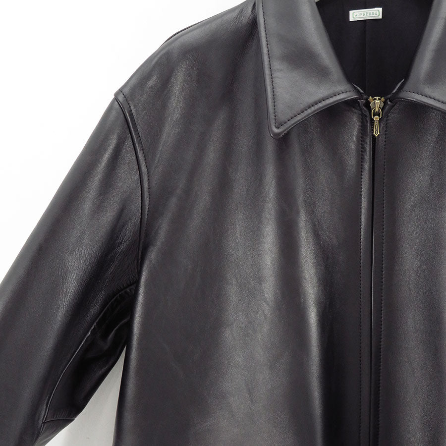 A.PRESSE/アプレッセ】Leather Sports Jacket 26SAP-01-01の通販