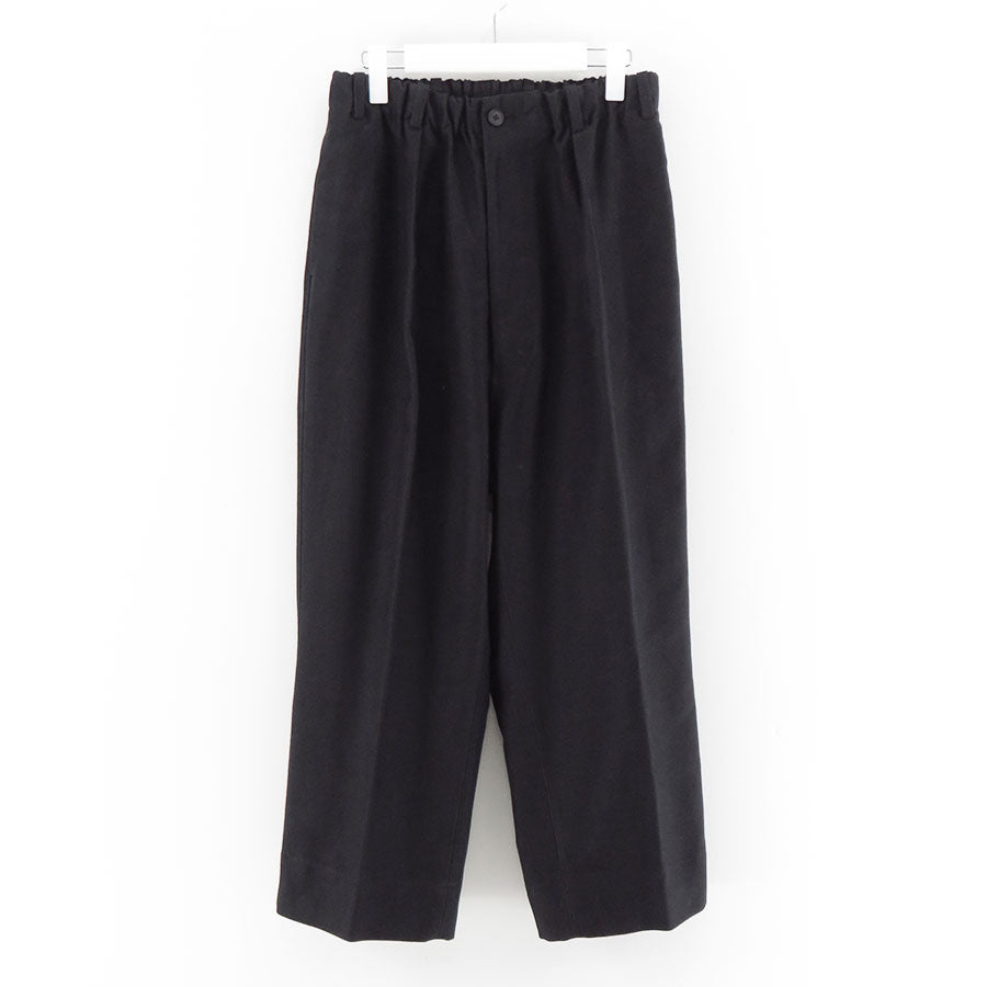 【nonnotte/ノノット】<br>Draping Elastic Intuck Wide Trousers <br>N-24A-070