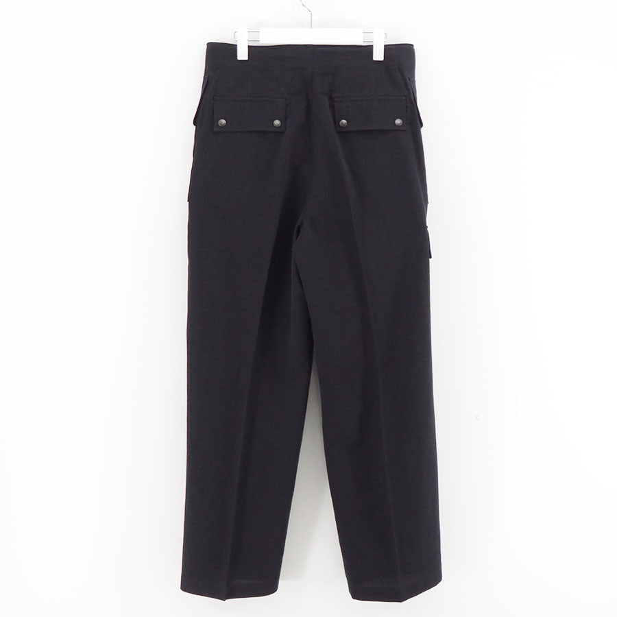 AURALEE/オーラリー】LIGHT COTTON WOOL VIYELLA CARGO PANTS 