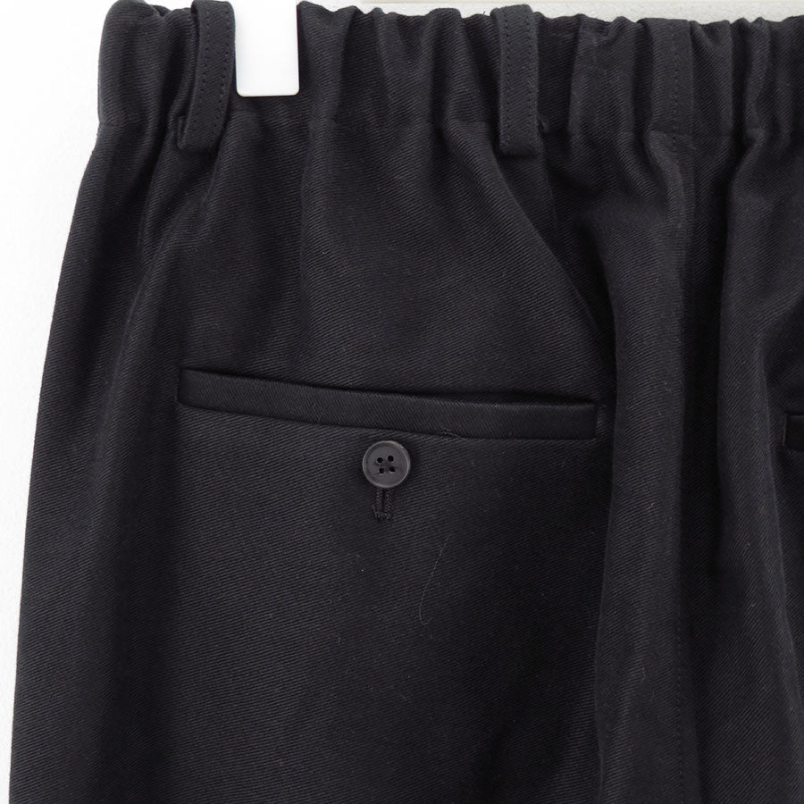 【nonnotte/ノノット】<br>Draping Elastic Intuck Wide Trousers <br>N-24A-070