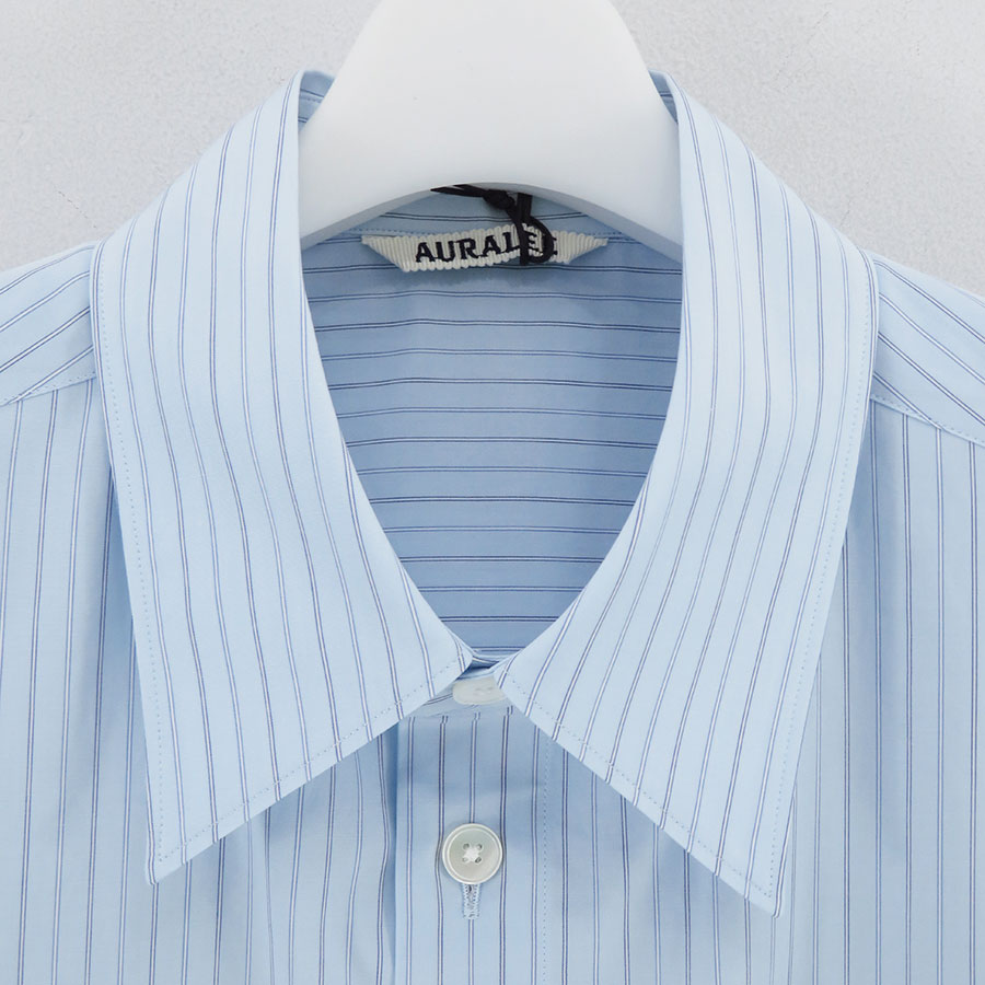 25SS SUVIN STRIPE HALF SLEEVED SHIRT