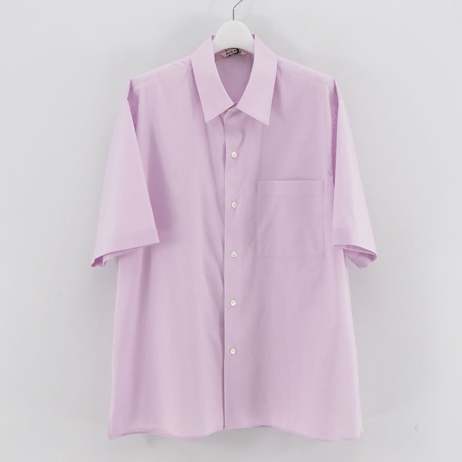 AURALEE/オーラリー】WASHED FINX TYPEWRITER OPEN COLLAR HALF AURALEE/オーラリー】WASHED FINX TYPEWRITER OPEN COLLAR HALF
