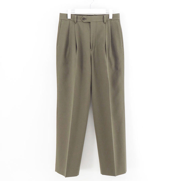 AURALEE/オーラリー】LIGHT WOOL MAX GABARDINE TWO-TUCK SLACKS