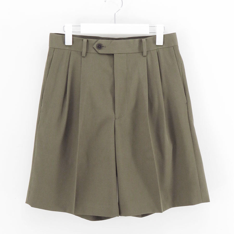 AURALEE/オーラリー】LIGHT WOOL MAX GABARDINE SHORTS A26SP05MGの