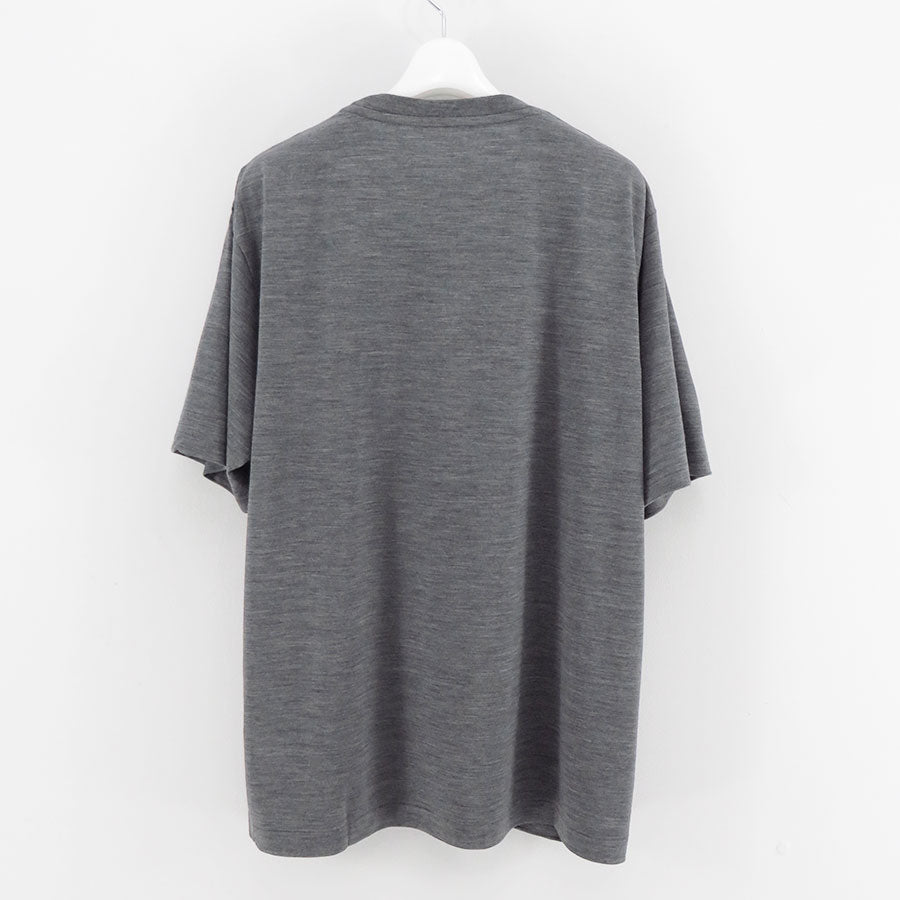 AURALEE/オーラリー】SUPER SOFT WOOL JERSEY TEE A25ST01UTの