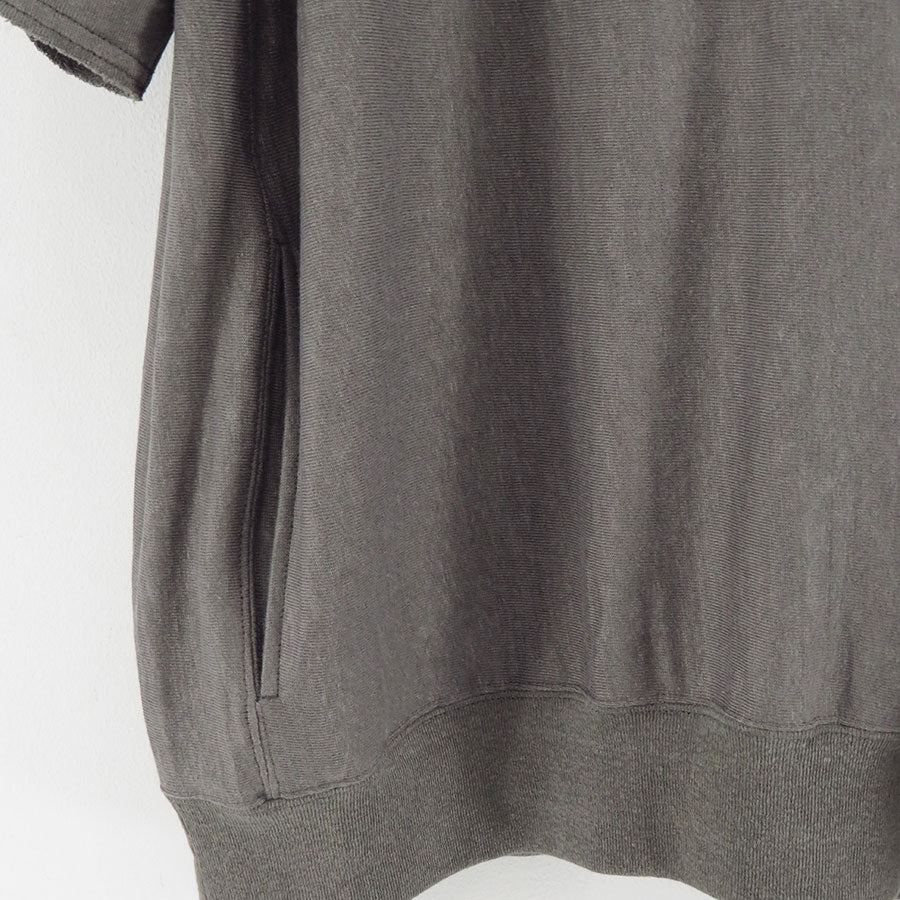 【BATONER/バトナー】<br>BELGIAN LINEN URAKE CREW NECK S/S <br>BN-25SM-050